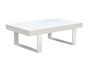FurnitureOkay Manly Aluminium Outdoor Coffee Table - White