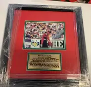 Heath Streak (Zimbabwe) signed 6"x8" photo - framed