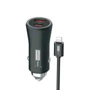 MARCSOS TECH Super Fast 38W Car Charger + IPH Cable - Dual USB Adapter for iPhone