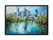 Melbourne Framed Print Fine Art Poster Print