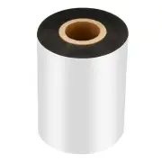 3.54"x918' Wax Thermal Transfer Ribbon, 1 Roll 1" Core Ink Out Ribbon, Black