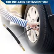 1pc 7.87inch Tire Inflator Extension Tube 0.305inx32TPI for Car Motorbike Bike