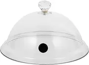 Yardwe Display Dome Cloche 8 Inches Lid Smoking Cloche Dome Cover for Plates, Bowls and Glasses, Smoker Smoking Infuser Smoke Infusion Accessory