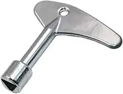 BE-TOOL Valve Key 2PCS 9MM Triangle Key Triangular Spanner Key Valve Meter Electric Cabinet Key for Panel Lock