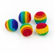Rainbow Hacky sacks, Toys, Juggling balls, Footbag, Stress balls, Magic balls