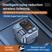 Bluetooth 5.0 Wireless Handsfree Car FM Transmitter MP3 Player 2*USB Charger Kit