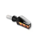 HIGHSIDER LED flasher FLIGHT, tinted glass, black