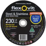Wheel Cut Off Metal Flx Black 230x1.9x22.23mm 66252845938