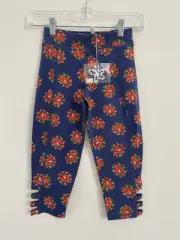 Matilda Jane 10 Girls Out For A Run Leggings Brilliant Daydream Cropped Pant NWT