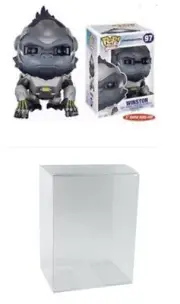 0.50mm Thick Pop Protector fits OverWatch Winston Funko Pop! Vinyl 6 inch box