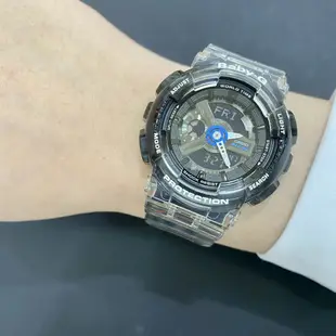 BABY-G半透明果凍感漸層設計雙顯電子錶（黑）_ BA-110JM-1A 少女時代配戴款