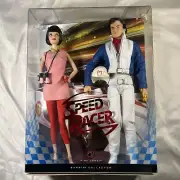 Speed Racer & Trixie Barbie Collector Gift Set Pink Label 2007 Mattel M6592