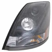 Volvo VNL Headlight LH Driver side by eagle eyes 2004-2015 black