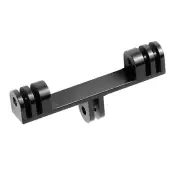 Dual Head Flash Light Camera Mount Bracket Bridge Extender Extension Holder D