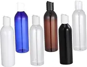 MERRYHAPY 6pcs Portable Travel Bottles Empty Lotion Dispensers for Shampoo Conditioner Cosmetic Containers Mixed Colors for Outdoor Use