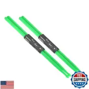 PATIKIL 2 Pairs Nylon Drumstick 7A Plastic Anti Slip Handle Drum Stick for Ad