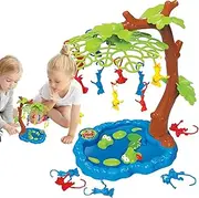 Monkey Balancing Toy | Climbing Tree Monkey Swing Game - Educational Parent-Child Tabletop Toy Interactive Home Decor for Beach
