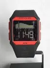 Rip Curl RIFLES DIGITAL TIDE WATCH Mens Surf Watch New - A1119 Flame Red Black