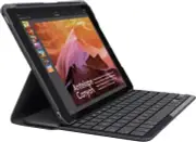 Ipad Slim Folio: Case with Wireless Keyboard with Bluetooth (Black) - Ipad 5Th
