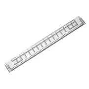 Geographical Ruler 50000 Ratio Protractor Coordinate Scale and Square Protract