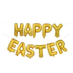 Happy Easter字母鋁膜氣球 佈置【BlueCat】【JI2333】