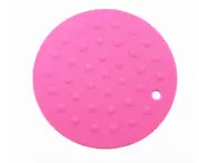 3PCS Silicone Coaster Drink Coasters for Tabletop Protection Coaster Mats Pot Holders for Bar and Home -3