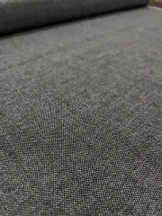 Kvadrat Remix 163 Gray Woven Wool Upholstery Fabric Remnant - 1.77 yd