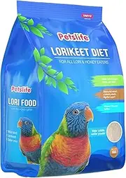 Petslife 30-4352 Lori Bird Food (1 Kg, Multicolor)