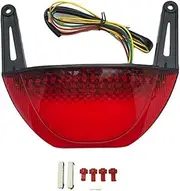 For CBR600RR CBR 600 RR 2007 2008 2009 2010 2011 2012 Rear Tail Light Brake Turn Signal Integrated Taillight(Red)