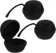 TIDTALEO 3pcs Storage Bag Eva Gyro Ball Case Travel Storage for Gyro Ball Black Eva