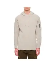 Lens-detail hoodie XL,L Nude