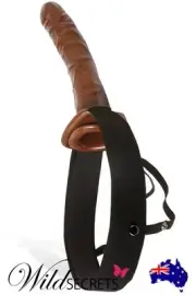 NEW Pipedream Chocolate Dream 10 inch Hollow Strap On, Sleeve/Extension, Sex Toy
