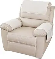 Recliner Armrest Cover,3/4/5 Pieces Armrest Cover with Side Pocket Headrest Cover Non-Slip Universal Furniture Protector for Sofa Recliner Chair (Color : A15, Size : 1-Seater sofa/3pcs)