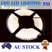 Waterproof 5M 2835 600 LED Natural White DC 12V SMD LED Strips Led Strip Lights