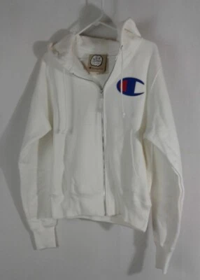 Champion Full Zipper Jacket Women's Size XSmall Reverse Weave Color White - NWT