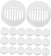 SHOWERORO 100pcs Mineral Water Bottle Strainer Replacement Filters Pp Material Cold Brew Filter for Tea Juice