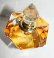 1 bottle 3" Collectible, 3 colors Vintage Design, Glass Perfume Bottle, Reusable