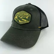 New Mossy Oak Mesh Back Hunting Cap Hat Trucker Style Snap Adjust Nice