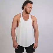 [Top Athlete Store] Stringer Singlet White, L