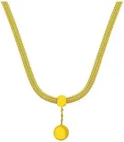 [Staticlotus] Fashion temperament, high-end niche design, hollow gold beads, fringed pendant, titanium steel necklace, bracelet, earrings set.