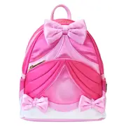 Loungefly Cinderella 75th Anniversary Pink Bow 10 inch Faux Leather Mini Backpack
