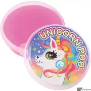 U. S. Toy Unicorn Poo Sticky Goop Slime Kid Toy 2.375" Putty Party Favor, Pink