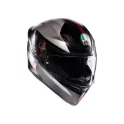 K1 S E2206 Full Face Helmet Lap Matt Black Grey Red