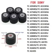 5PCS 11x8X7.2x2mm Pinch Roller FOR Later Sony Dual-capstan Cassette Deck TC-K**