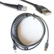 3M Coild USB Cable for Datalogic D100 GD4430 QW2120 GD4130 QD2130 Scanner Reader