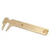 1pc Sliding Gauge Vernier Caliper Ruler Tool Double Scales Mm/inch (100mm)