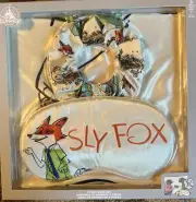 Disney Zootopia Fox Sleep Set Standard Satin Pillowcase Scrunchie Sleep Mask New