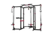 Reeplex Power Rack + Cable Crossover Attachment and Lat Pulldown Attachment