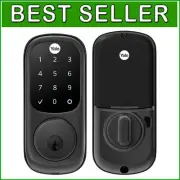 Yale Assure Digital Touchscreen Deadbolt - Keypad with Auto-Lock in Black Suede