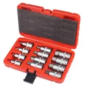 12Pcs Hexagon Socket Spanner Set 1/2inch Drives 12 Size Hexagon Bit Socket Set
